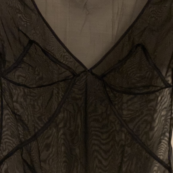 Valentino intimate authentic top size m black sheer - Picture 4 of 5